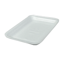 BANDEJA ISOPOR RASA BRANCA CRL 02 FD - FARDO C/400 UNID.