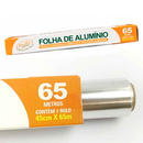 PAPEL ALUMÍNIO MELLO - TAMANHO 45 CM X 65 METROS